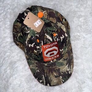 Toyota Trucks Hat Mens OSFM Camo Like New Tundra Embroidered Logo Baseball Cap